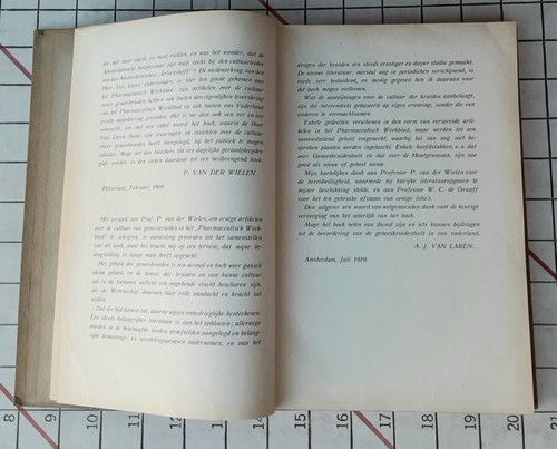 1919 Medicinal Herbs Geneeskruiden En Geneeskruidenteelt A.J. Van Laren Dutch HC - Picture 7 of 12