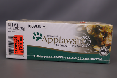 #ad #ad Applaws Natural Wet Cat Food Tuna with Seaweed in Broth 2.47oz Cans 24 Count $35.20