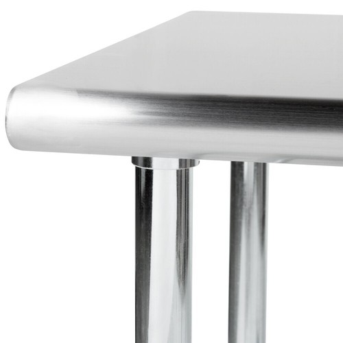 Mesa de restaurante de preparación y trabajo de acero inoxidable 24""W x 24"" L con sopla - Imagen 4 de 9