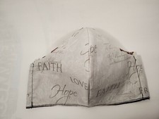 Faith Hope Love handmade washable reusable anti air pollution face mask