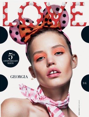 LOVE Magazine #5 Georgia May Jagger Mert Alas Marcus Piggott 5th Anniversary 