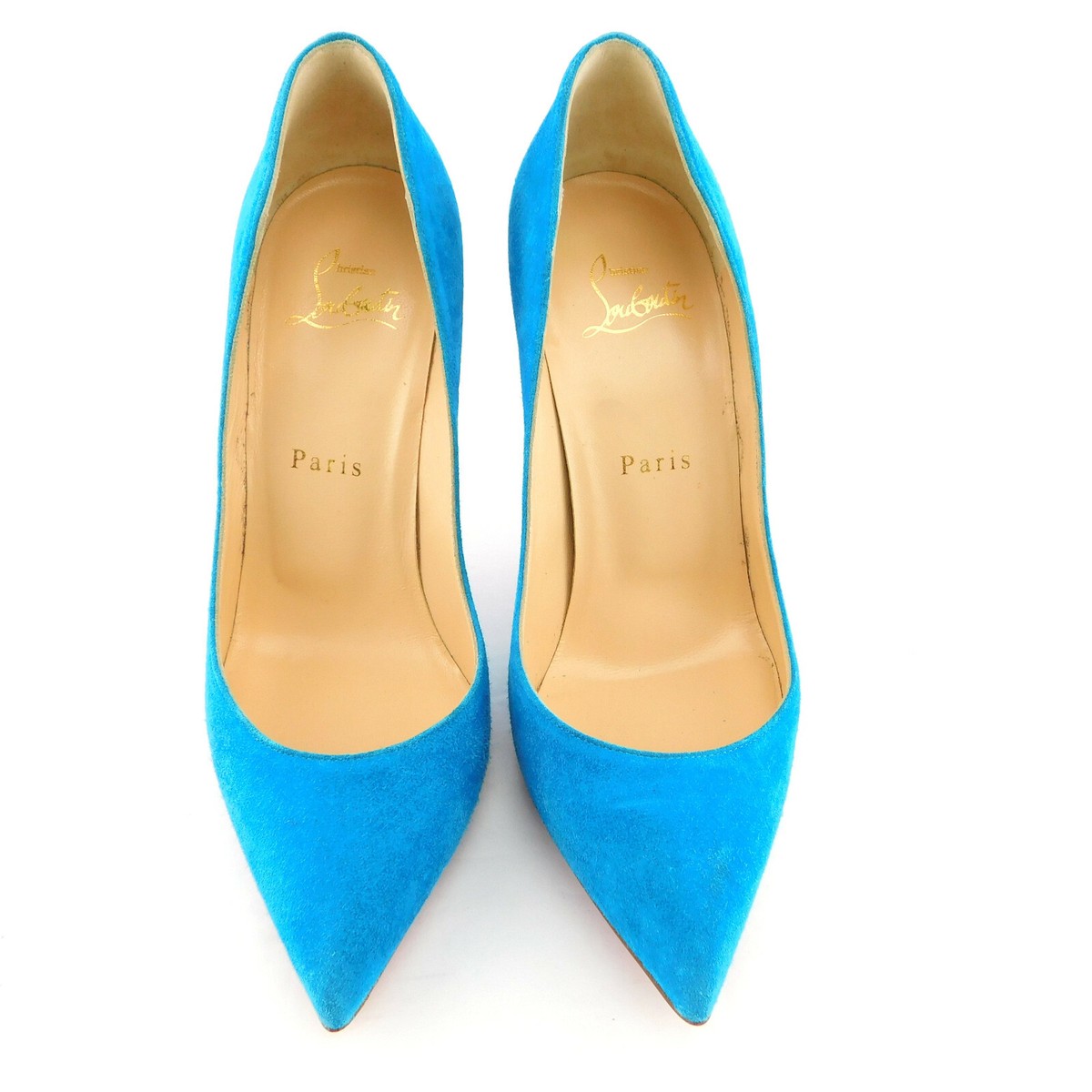 靴 Christian Louboutin Pigalle Follies 36.5 Christian Buy Christian Louboutin Purple Suede Pigalle
