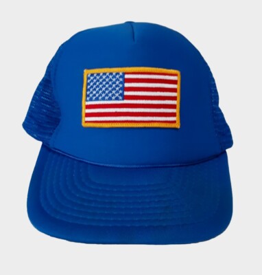 USA American Flag Hat Cap Adjustable Mesh Snapback Tournament Headwear By Koza's