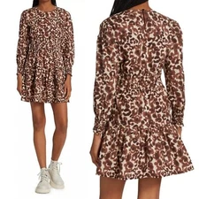 Baum Und Pferdgarten Arlette Fit-&-Flare Animal Print Mini Dress Women's 36 (EU)
