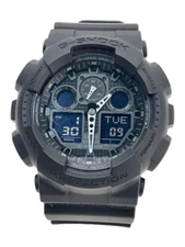 CASIO Quartz Watch G-SHOCK DIGITAL ANALOG Rubber BLK BLK GA-100-1A1JF