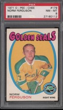 1971-72 O-Pee-Chee Set-Break #179 Norm Ferguson PSA 8 NM-MT
