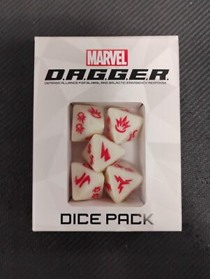 Marvel D.A.G.G.E.R.  DAGGER Promo Dice Pack NIB