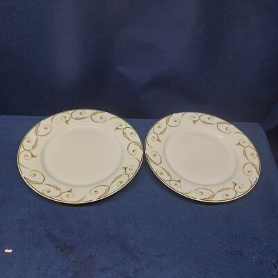 Vintage Gibson Everyday Designs Set/2 Salad Plates Retired EUC 