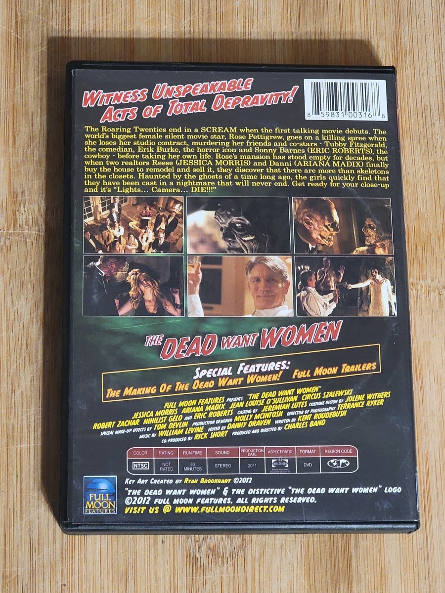 The Dead Want Women (DVD, 2012) 859831003168| eBay