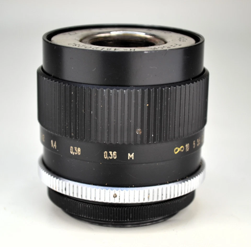 1948 M42 URSS INDUSTAR-10 LENTE AÉREA f3.5/50mm, DE AVIÃO FOTOGUN + FOCO - Imagem 4 de 4