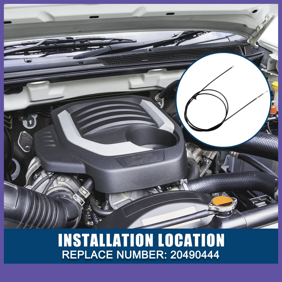 Cable de liberación de capó único personalizado para Volvo VNL VNM 2004-2018 Foto 2 de 4