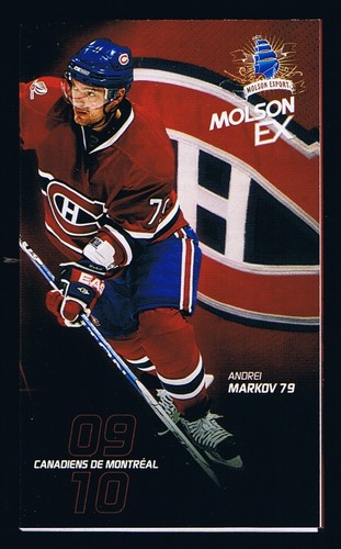 MONTREAL CANADIENS MOLSON POCKET SCHEDULE & DISPLAY RACK NHL HOCKEY SEE LIST - Picture 37 of 65