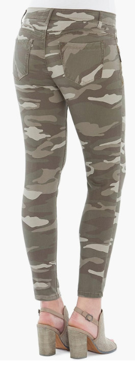 Democracy Camo Side Zip Ab Solution 30/10 Plus Size Jeans 20W