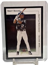 2001 FLEER PREMIUM # 185  BRET BOONE BASEBALL CARD NM