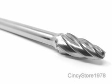 Aluminum Exhaust Cylinder Head Porting Tool Tungsten Carbide Bur SF-3L6 NF