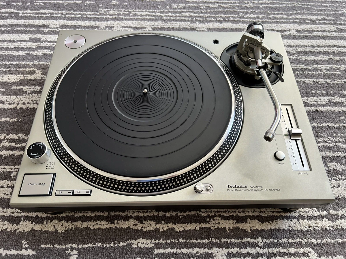 Technics SL-1200MK5 Direct Drive Turntable Silver | eBay