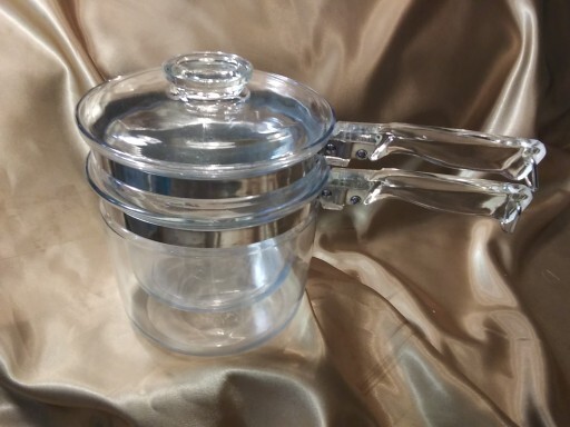 VINTAGE PYREX NO. 6283 FLAMEWARE DOUBLE BOILER VERY NICE | eBay