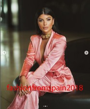 ZARA NEW WOMAN SATIN BLAZER WITH BELT JACKET PINK XS-XL 3357/685