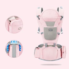 Ergonomic Kangaroo Baby Carrier Backpack with Hip Seat Front and Back Quality