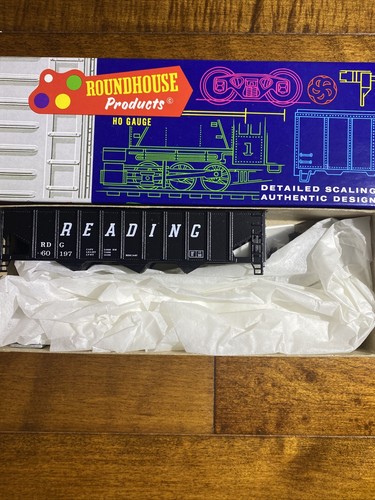 TREN ESCALA HO. TOLVA ACANALADA 3 BAHÍAS. LECTURA 1547. ROUNDHOUSE PROD. ¡Hecho en USA! | Zustand: New