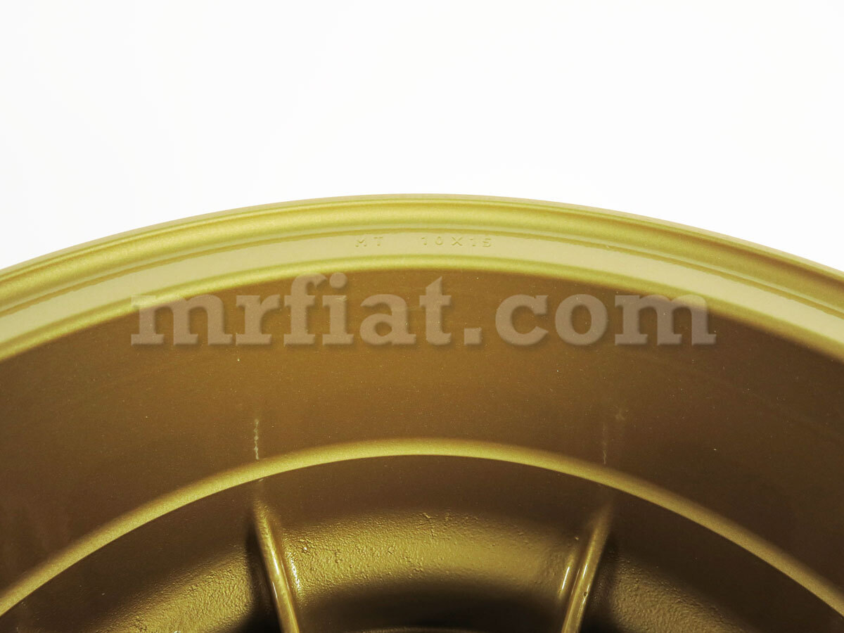 De Tomaso Mangusta Magnesium Gold Campy Front Forged Wheel 10x15" New