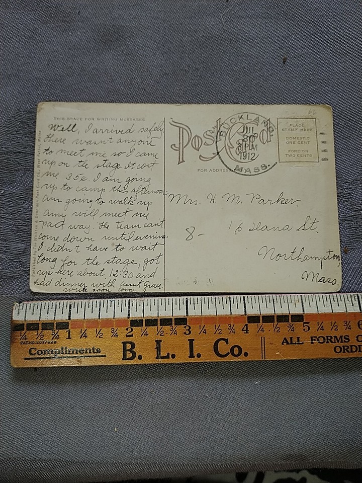 Named Buckland Mass Massachusetts Northampton Race Car Auto Story 1912