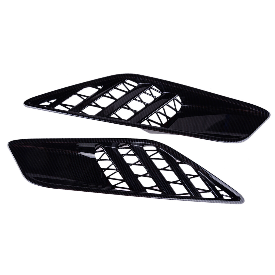 Carbon Fiber ABS Rear Side Body Air Vent Cover Trims fit for 142018
