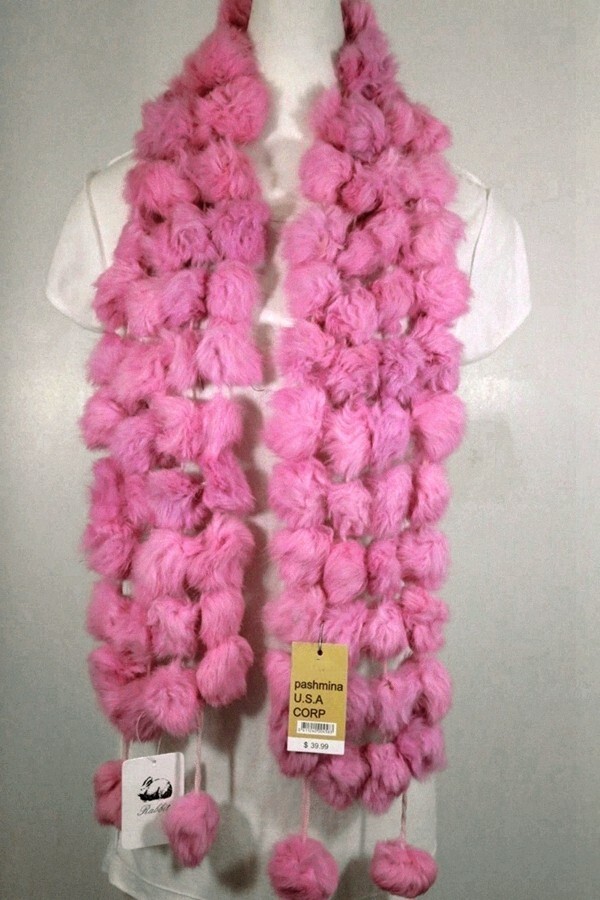 ショ–ル(SHAWL)100% RABBIT FUR Rachel Rex Rabbit Fur Shawl in Black Frost: FurHatWorld.com
