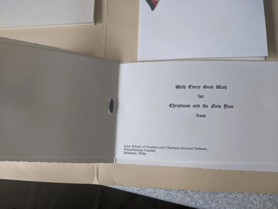 VINTAGE ADVERTISING PRICELIST - CHRISTMAS CARDS DESIGNED FOR THE AMRMED FORCES - Image 3 of 4