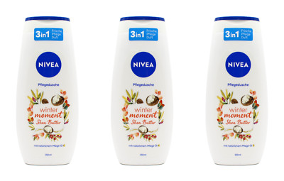 Nivea Winter Moment Shea Butter Pflegedusche Cremedusche , 3x250ml EA933119