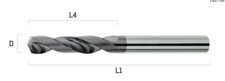 Image of MID204 3xD Solid Carbide High Performance Drills for CNC Standard sizes