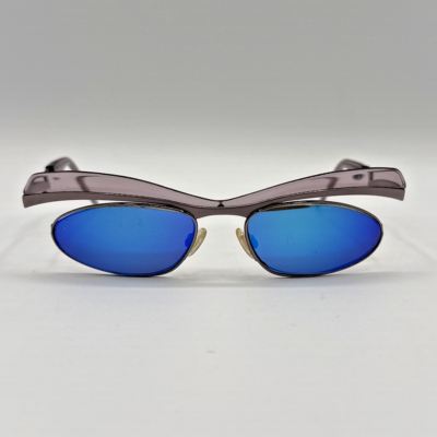 NEOSTYLE EOS 07 972 Sunglasses Germany VTG Blue Mirror Flip Up