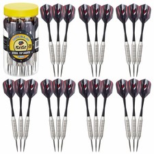 Fat Cat Steel Tip Dart Set 21-Pack , 20-Gram Darts with Plastic Storage Jar ...