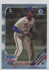 2019 Bowman Draft Chrome Sky Blue Refractor Jamari Baylor #BDC-41 s3g