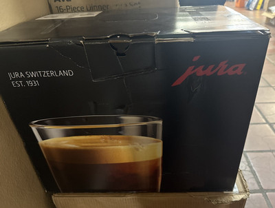 JURA ENA 8 Automatic Espresso Coffee Machine White Open Box Missing Filter Ext