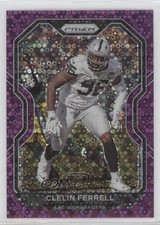2020 Panini Prizm No Huddle Purple Prizm 32/35 Clelin Ferrell #135 7bt