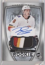 2018-19 Upper Deck The Cup Rookie 22/249 Juuso Valimaki #110 Patch Auto a2v