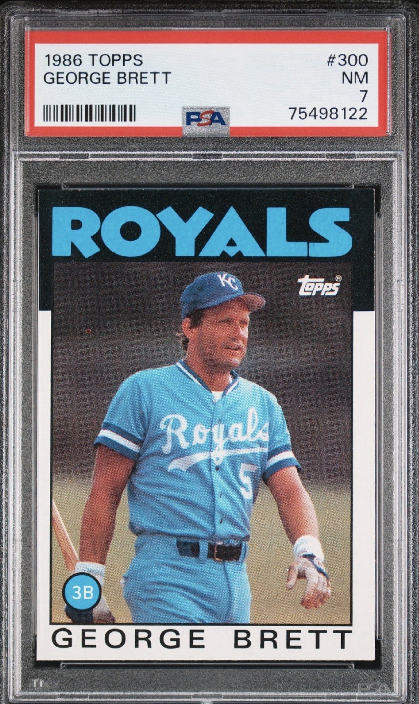 Lot of 10! PSA  Graded Baseball Cards George Brett  Ozzie Smith and more 🔥🔥🔥 view 10