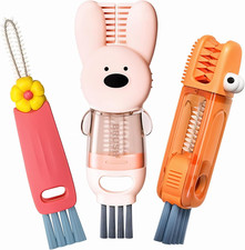 Cup Lid Cleaning Brush, 3 in 1 Cup Cleaner Brush New Multifunctional Lid Cleaner