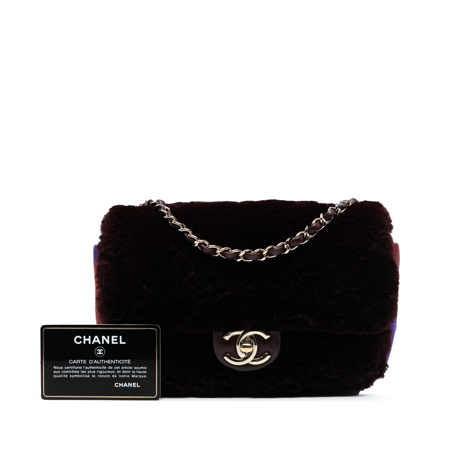 Authenticated Chanel Mini Rectangular CC Quilted … - image 8