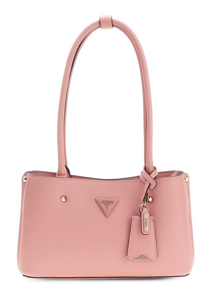 Guess Meridian Ii Shoulder Satchel Bag Schultertasche Tasche Coral Pink Rosa-image