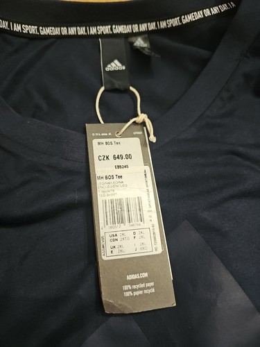 NEU Adidas Prag Grafik T-Shirt Herren Gr. 2XL blau - Bild 5 von 6