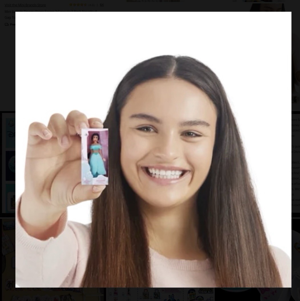 3 PACK Zuru Mini Brands Series 2 Disney Edition 5 Mystery Surprises Per Ball NEW