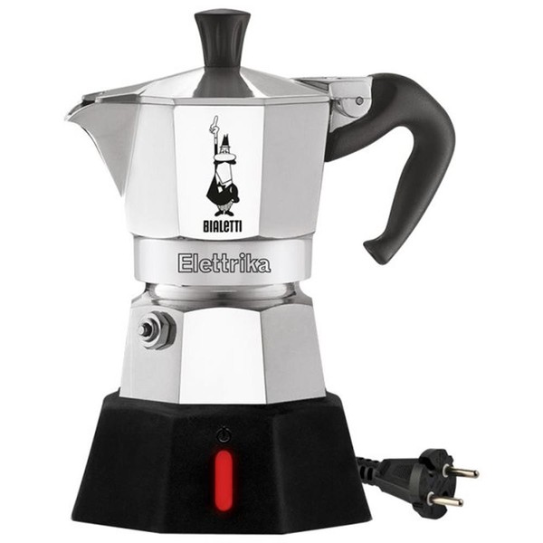 Bialetti Moka Elettrika Elektrischer Espressokocher FüR 2 Tassen Silber-image