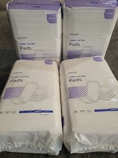 4 Pack McKesson! 168 Long Ultra Unisex Incontinent Pads 14" PAD Heavy CHEAPEST!