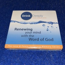 Renewing Your Mind With The Word of God- Drink Deeply Scripture - NEW Audio CD