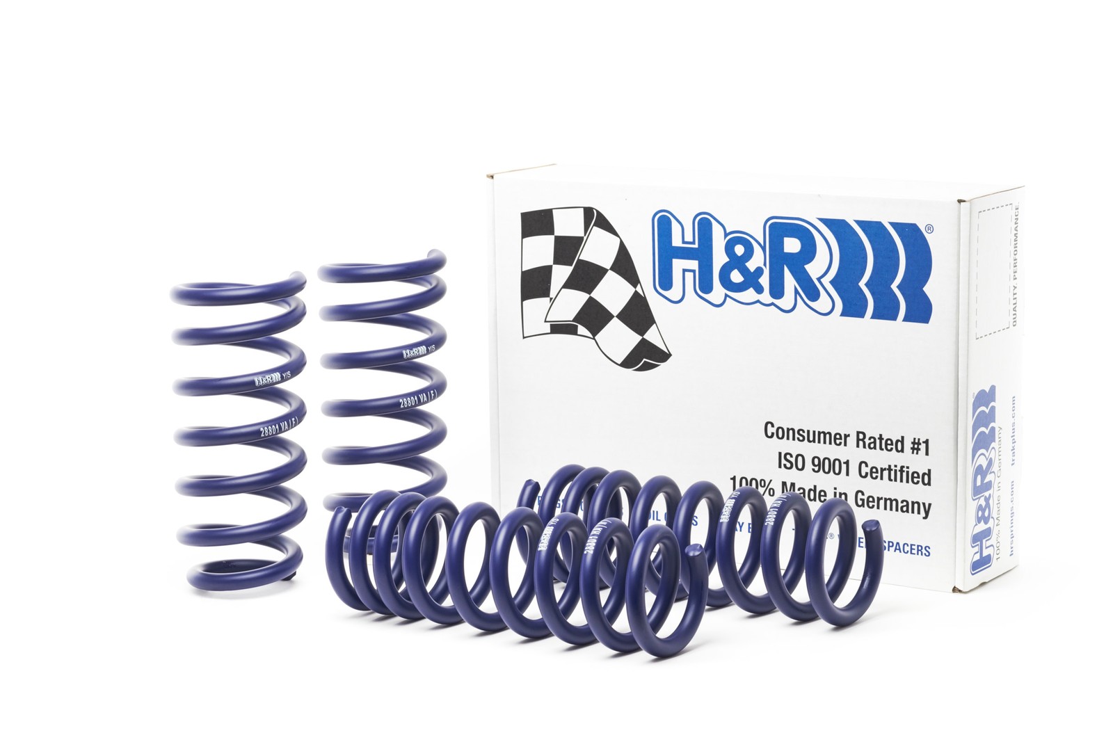 H&R for 14-19 Maserati Ghibli (2WD) 3.0L M157 Sport Spring (w/o Skyhook)
