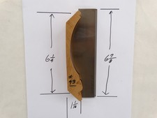 Shaper / Molder Custom Corrugated Back / CB Knives For 1 1/16" x 6 1/4" Crown