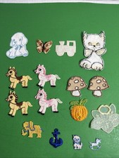 16 Vintage Iron On Sew On Patches Cute New Old Stock