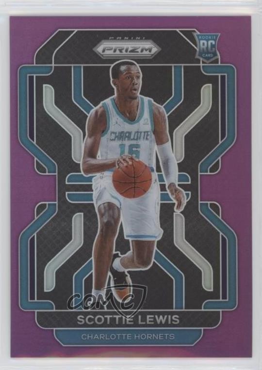 2021-22 Panini Prizm Purple Prizm 62/99 Scottie Lewis #287 Rookie RC 0ga9